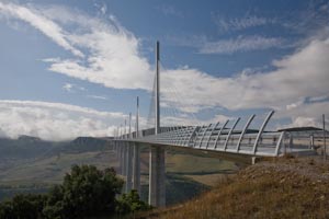 Images of the Millau Viaduct Bridge taken by John James of jj99. This bridge was designed by British Achitect Norman Foster and is a verypopular site to visit in France